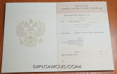 Аттестат о среднем (полном) образовании <br />1994-2006